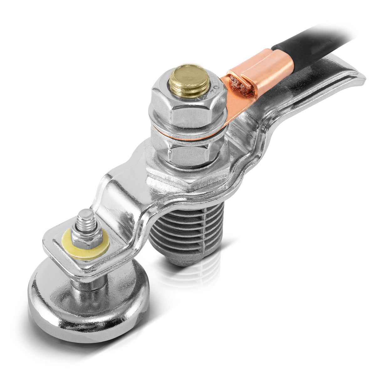 STAHLWERK magnetic ground clamp EC-200 ST / ground clamp / ground magnet for welding machines and plasma cutters up to 200 A