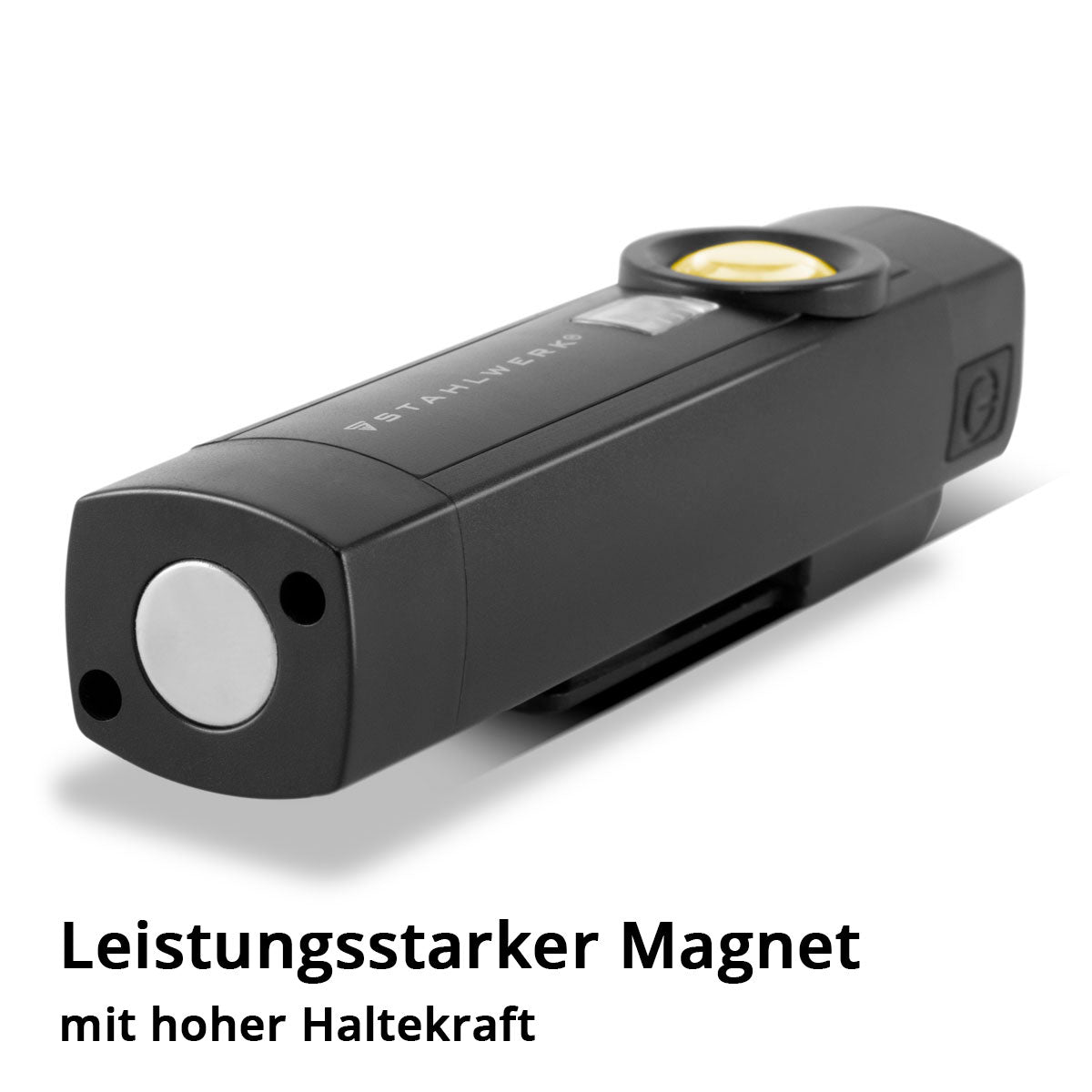 STAHLWERK LED Arbeitsleuchte AL-3 ST Leistungsstarke 5 Watt Taschenlampe / Werkstattlampe mit 4 Leucht-Modi inklusive UV-Licht, integriertem Akku, Magnet und USB-Anschluss