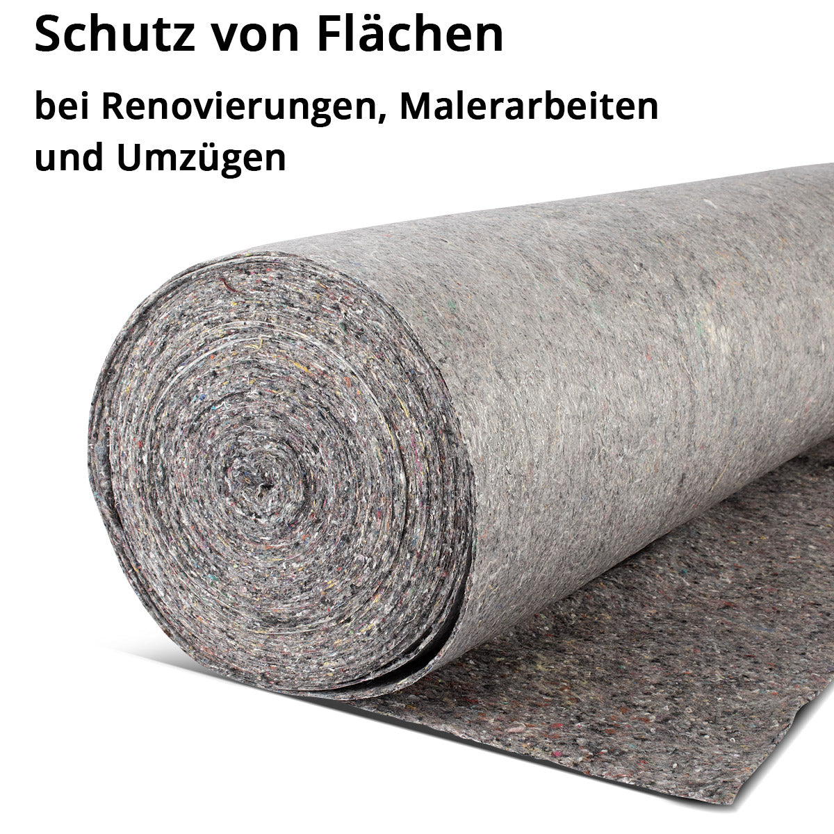 STAHLWERK Abdeckvlies / Malervlies / Schutzvlies mit rutschhemmender Oberfläche, hochbelastbar, saugstark und wiederverwertbar, 50 m 220 g