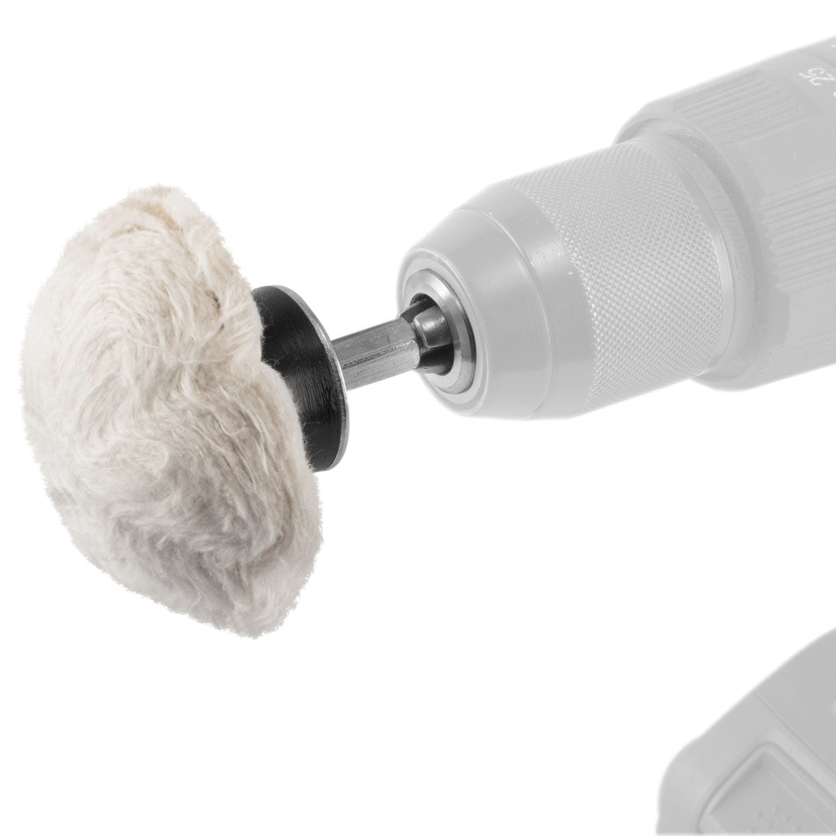 STAHLWERK set of 6 universal polishing heads PS-6 ST for cordless and electric drills made of high-quality flannel for polishing work on metal, stone, wood, glass and plastic