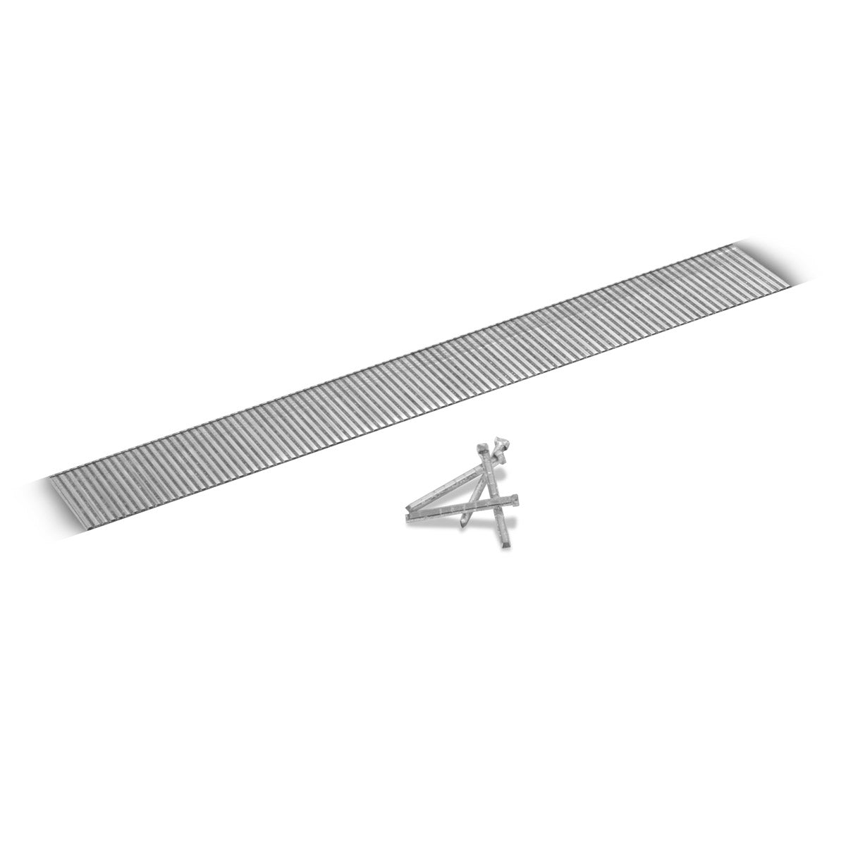 Clavos de aire comprimido STAHLWERK de 10 mm, calibre 18 (1,25 x 1,05 mm) con cabeza de 2 mm de ancho en un juego de 5000 clavos en tiras | Clavos grapadores | Clavos de aire comprimido para clavadoras, pistolas de clavos y grapadoras de 10 mm calibre 18