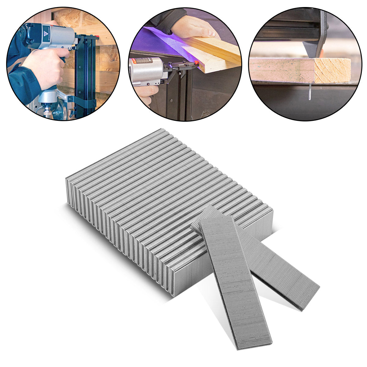Agrafes STAHLWERK type 90 (1,25 x 1,0 mm) d'une longueur de 32 mm en jeu de 5000 | agrafes | Agrafes pour agrafeuses manuelles, agrafeuses à air comprimé et agrafeuses électriques