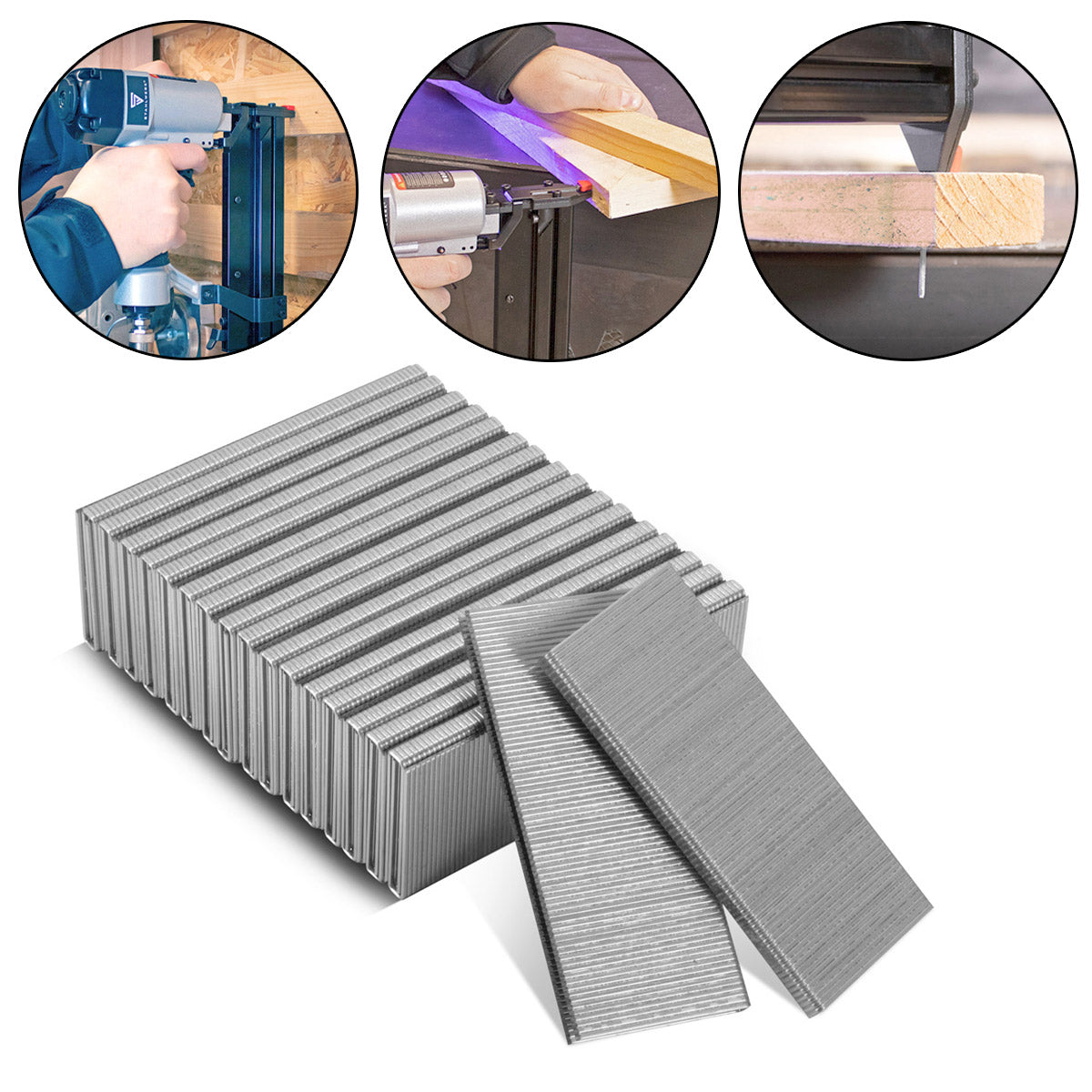 Agrafes STAHLWERK type 90 (1,25 x 1,0 mm) d'une longueur de 40 mm en jeu de 2500 | agrafes | Agrafes pour agrafeuses manuelles, agrafeuses à air comprimé et agrafeuses électriques