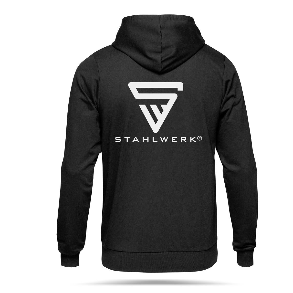 Sudadera con capucha STAHLWERK / M-XXXL / sudadera con capucha / sudadera con capucha / sudadera con cremallera en negro con logo estampado