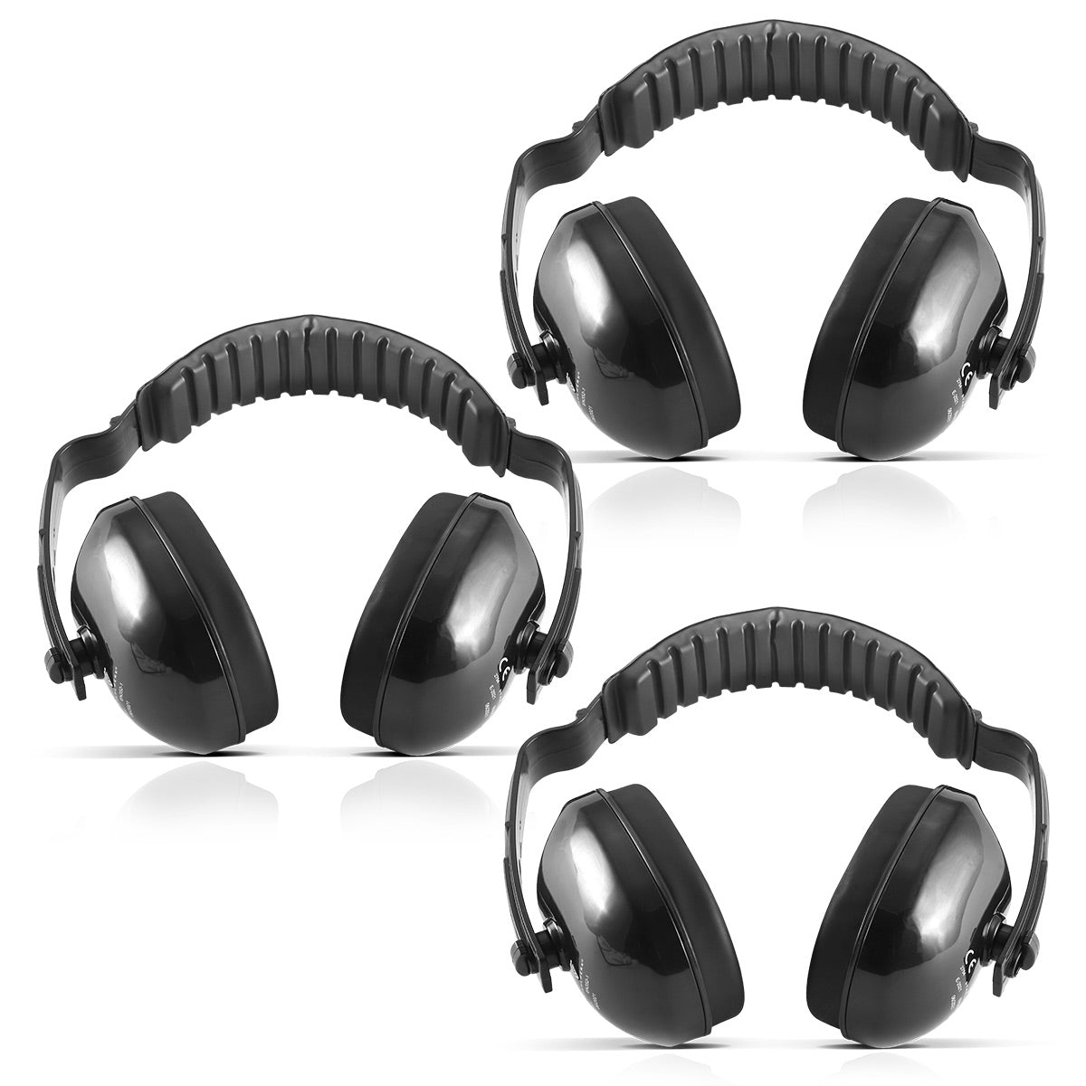 STAHLWERK noise protection earmuffs hearing protection headphones work safety set of 3