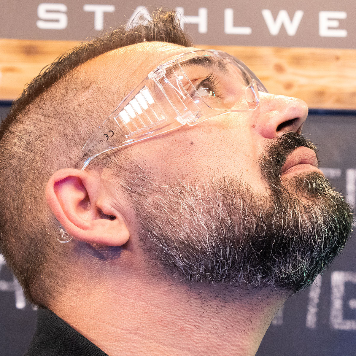 STAHLWERK protective goggles / over-goggles / work goggles / work safety equipment / safety glasses scratch-resistant