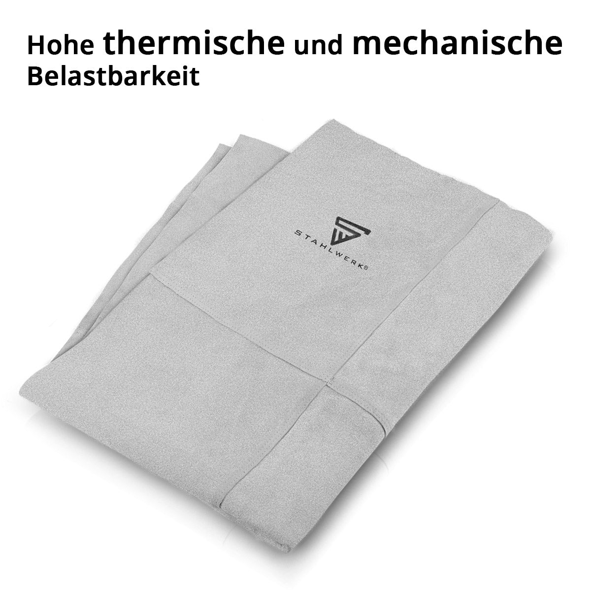 STAHLWERK welding protective blanket / welding blanket / splash protection blanket / welding mat made of real leather 140 x 200 cm
