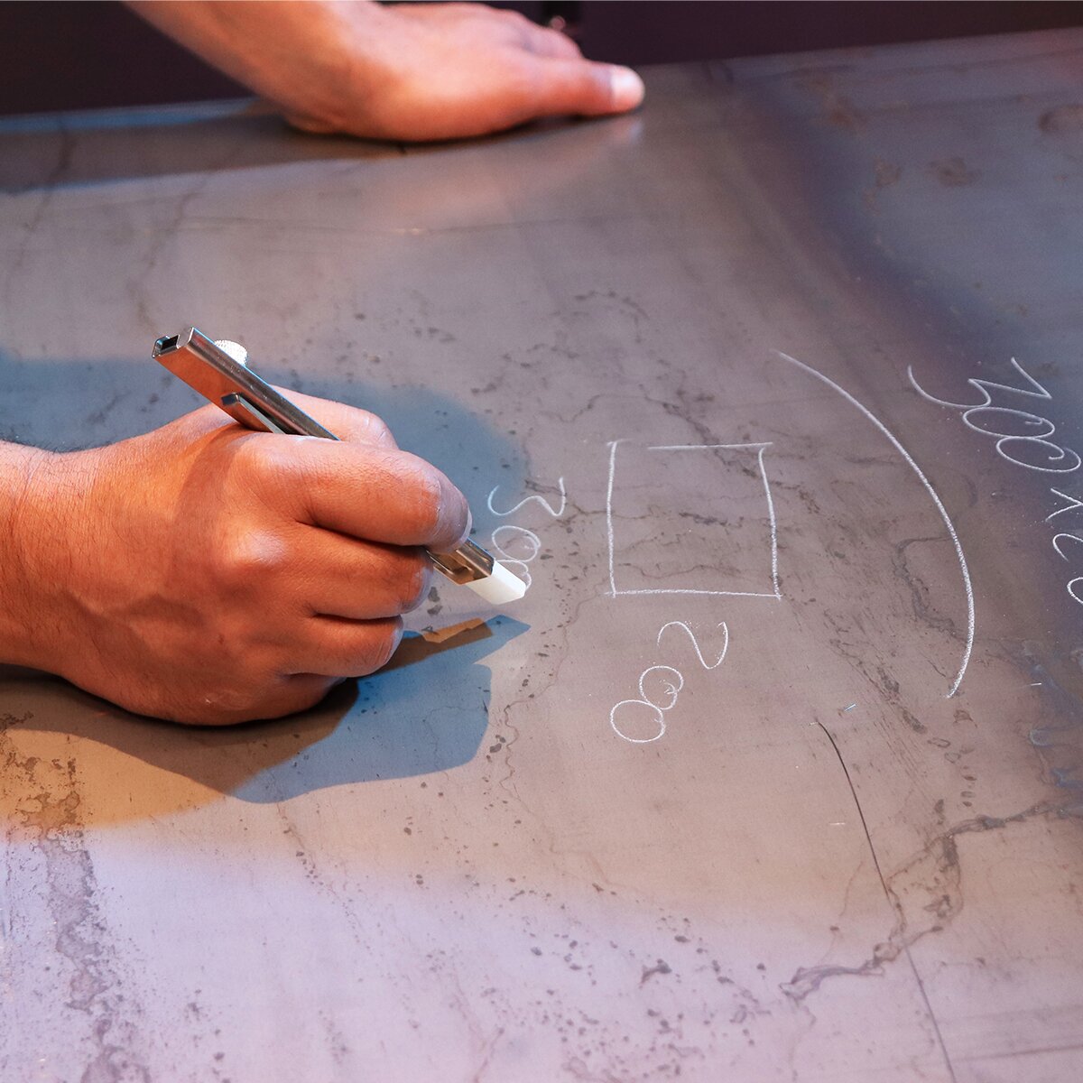 STAHLWERK welding chalk in a set of 3 welding marker pens with 4 pieces of soapstone chalk each