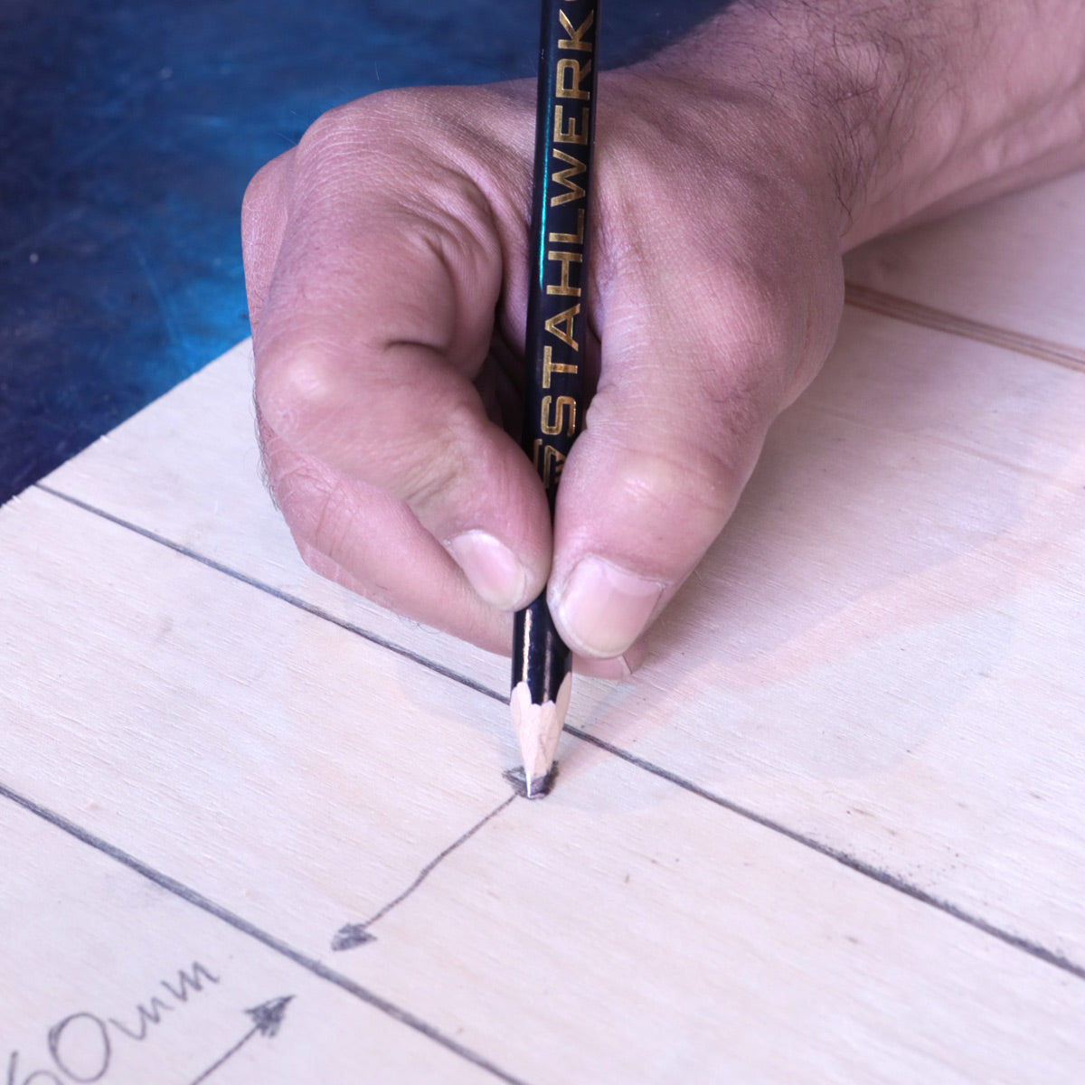 STAHLWERK carpenter's pencil set of 12