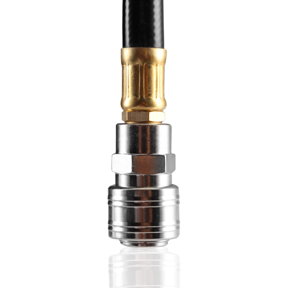 Avvolgitubo per aria compressa STAHLWERK 30 + 1,8 m con avvolgitore automatico fino a 18 bar, attacco rapido standard (larghezza nominale 7,2 mm), funzione a scatto, robusto alloggiamento in plastica incluso set di montaggio a parete