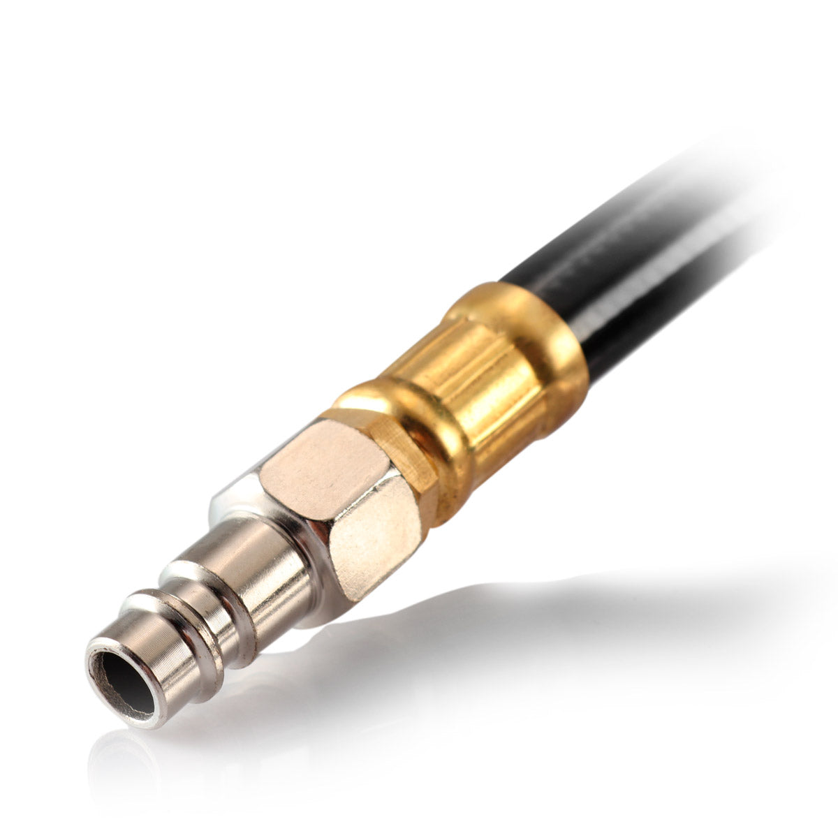 Avvolgitubo per aria compressa STAHLWERK 30 + 1,8 m con avvolgitore automatico fino a 18 bar, attacco rapido standard (larghezza nominale 7,2 mm), funzione a scatto, robusto alloggiamento in plastica incluso set di montaggio a parete