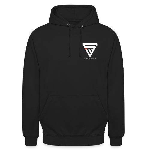 Sudadera con capucha / sudadera con capucha STAHLWERK-SCHWEIZ en negro con logo estampado - varias tallas