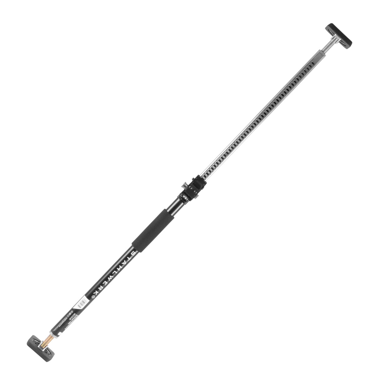 STAHLWERK assembly support / construction support MH-115 ST 66-115 cm, 40 kg load capacity, robust door tensioner / telescopic support / clamping support