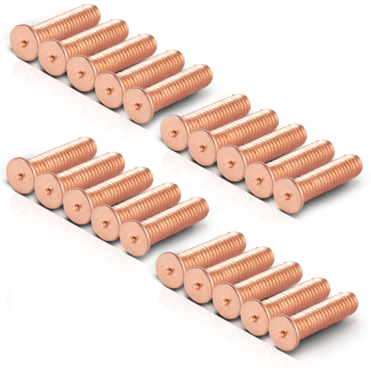 STAHLWERK welding bolts M4x18 thread set of 20, smart repair accessories for dent spotters | Dent lifter | Spot welder | Dent removal tool for professional repair of vehicle bodies