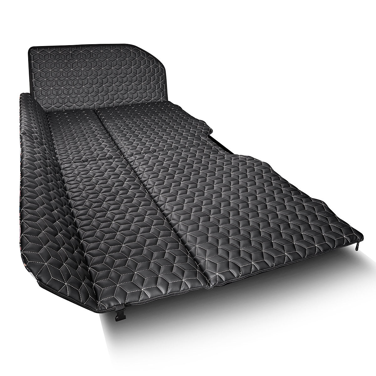 STAHLWERK colchón para coche CB-132 ST colchón para asiento trasero plegable | Colchón de viaje | Colchón del asiento trasero | Colchón plegable | Cuna de viaje | Cama de coche premium para asientos traseros y asientos traseros