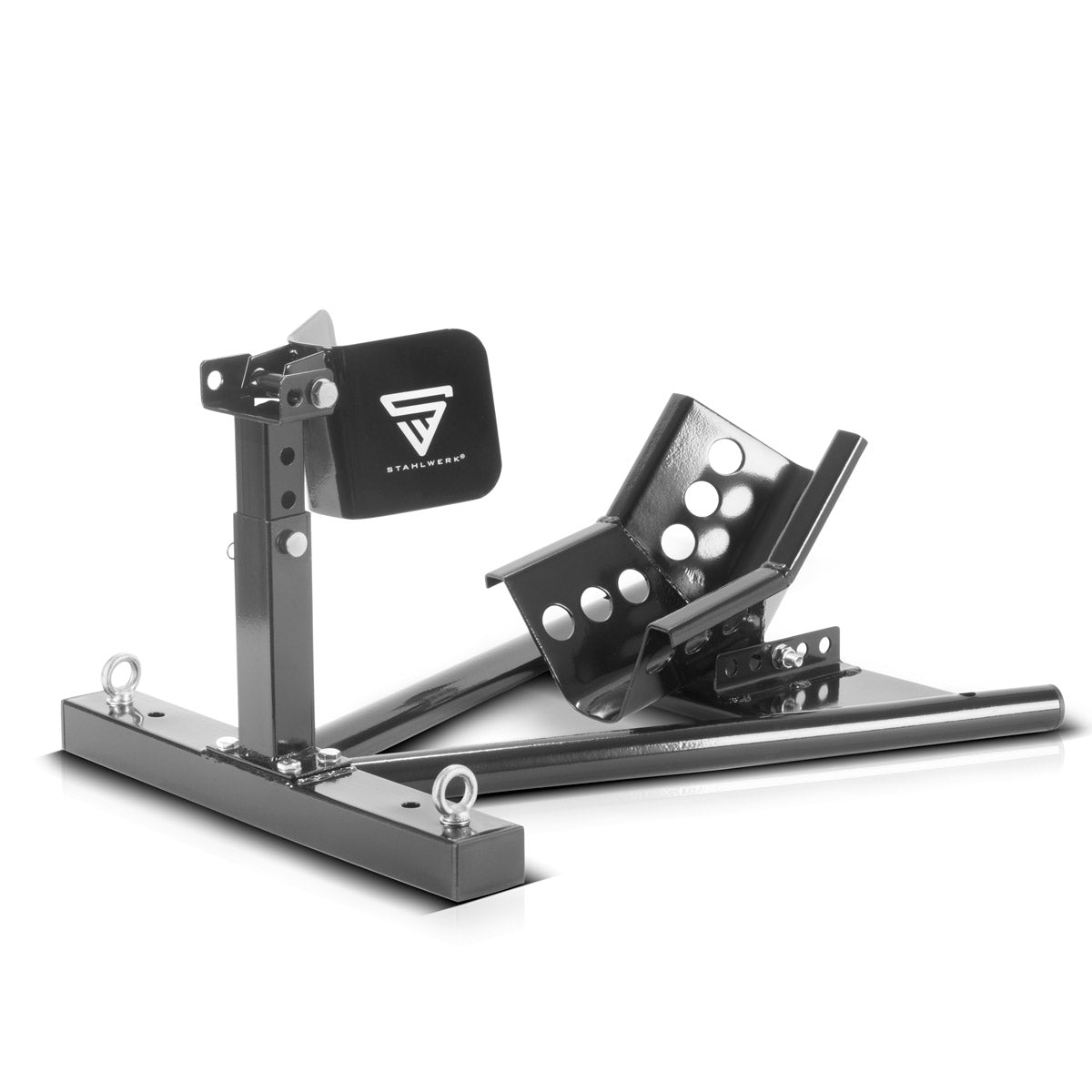 STAHLWERK motorcycle assembly stand GTM-600 ST 15-21" motorcycle stand | motorcycle rocker | stand rail | transport stand | wheel rocker | wheel clamp | front wheel rocker for transport, maintenance and repair