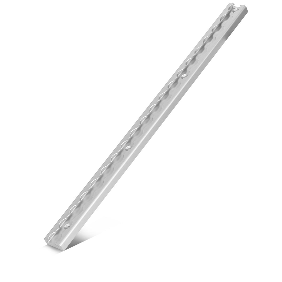 STAHLWERK Zurrschiene 50 cm Airlineschiene | Befestigungsschiene | Befestigungsleiste aus Aluminium mit integrierten Bohrlöchern zur Ladungssicherung beim Transport
