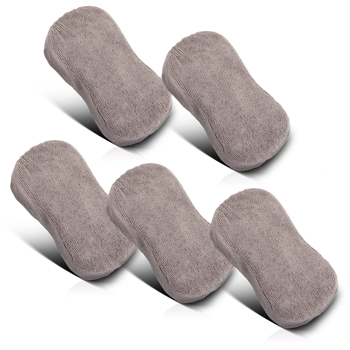 STAHLWERK Esponja para coche en juego de 5 Esponja de microfibra de 22 x 11 x 5 cm | Esponja de lavado de coches | Esponja de limpieza | esponja de limpieza | Paño de microfibra | esponja de lavado