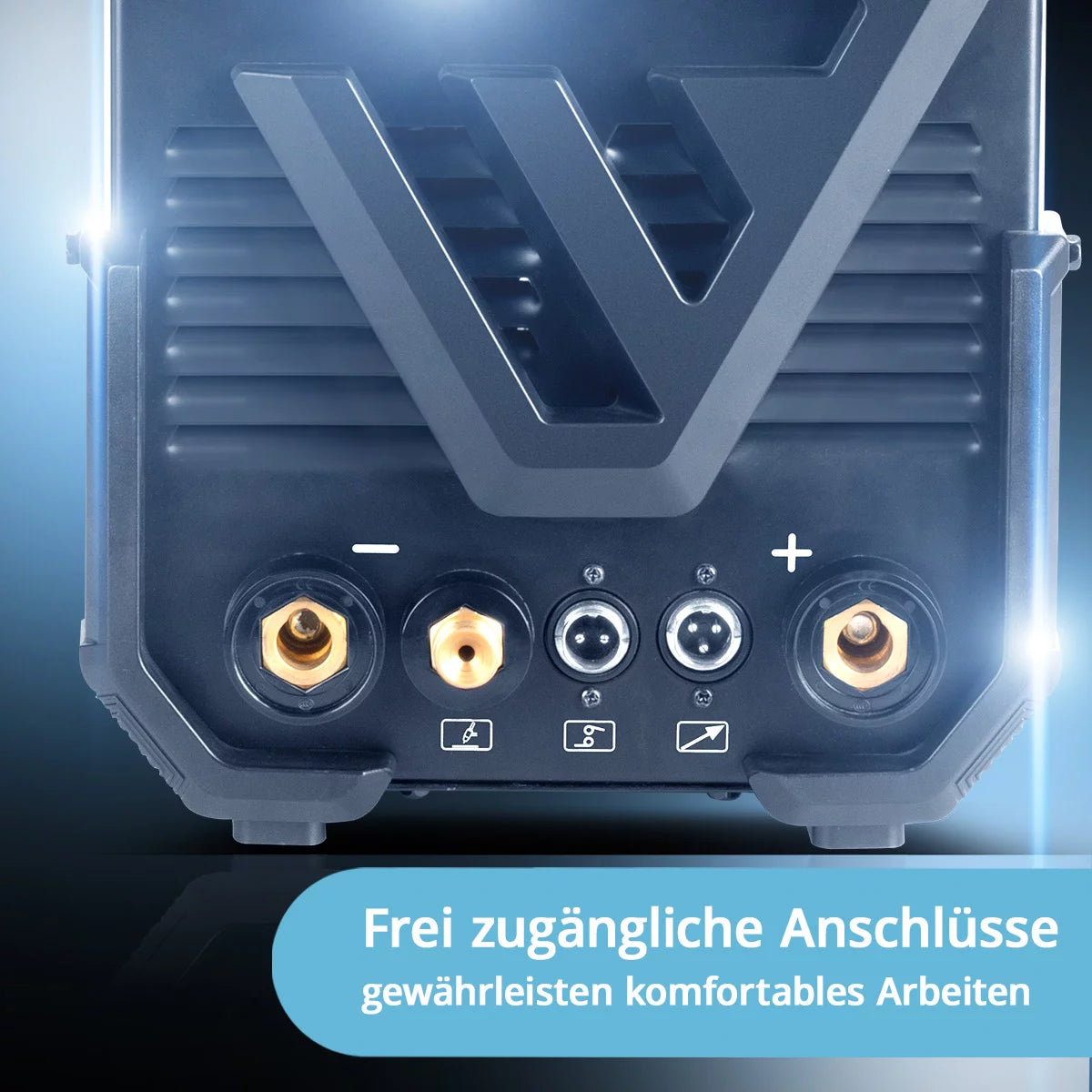 STAHLWERK AC/DC WIG 200 Puls Pro Vollausstattung - Digitales Schweißgerät | 200 Ampere, ARC/MMA Funktion, Job-Speicher und IGBT-Technologie, geeignet für Alu und Dünnblech