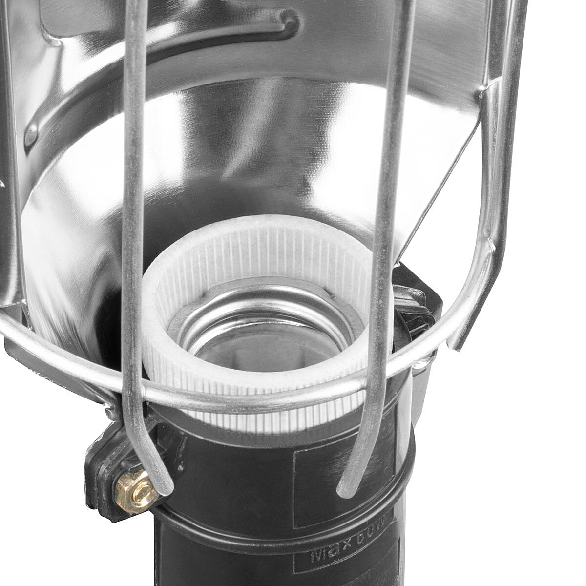 STAHLWERK work light with E27 socket up to max. 60 W workshop light with 10 m cable, hanging hook and rubberized handle, construction light | Work lamp | Hand lamp for repairs and renovation work