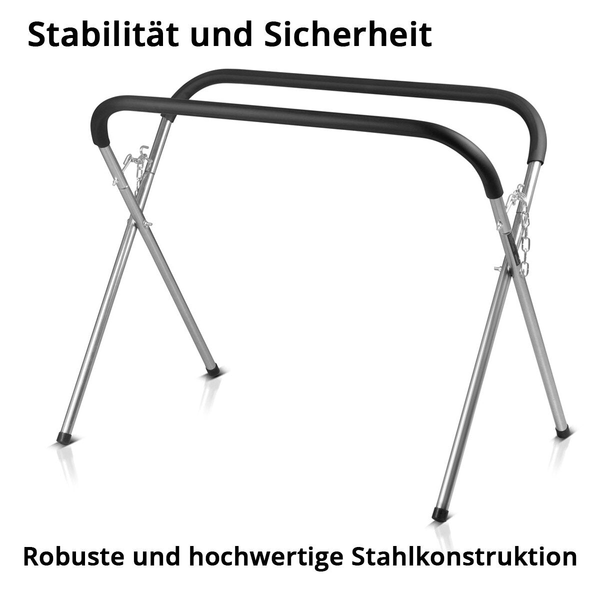 STAHLWERK Puesto de trabajo portátil TASP-220 ST | Soporte para parabrisas plegable | soporte de reparación estable de acero con espuma de PU | Caballete de disco | Reparación de automóviles | Reparación de automóviles | hasta 220 kg de capacidad de carga