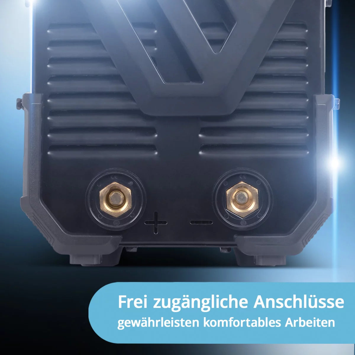 Saldatrice IGBT completamente attrezzata STAHLWERK ARC 270 ST Saldatrice DC MMA / E-hand, funzione lift-TIG con 270 A reali, molto compatta, 400 V, bianco