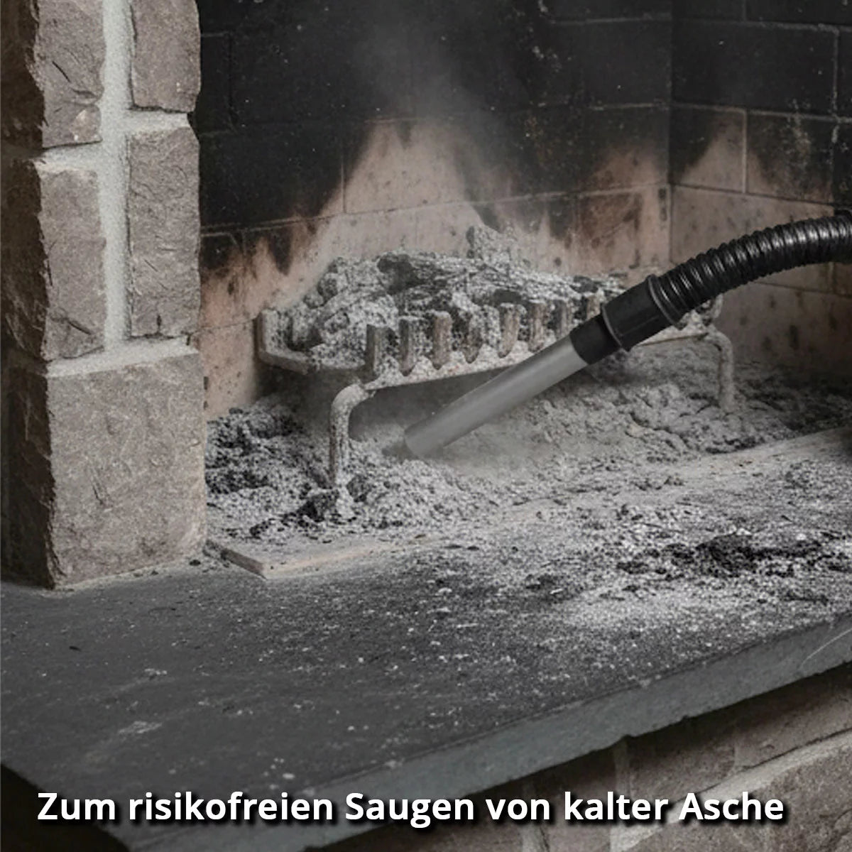 Aspirador de cenizas STAHLWERK VCL-1000 ST | Aspirador de horno con depósito de suciedad de 20 litros | Potencia de 1000W | Aspirador de chimenea con filtro HEPA | Función de soplado | Para cenizas frías, horno, grill, taller.
