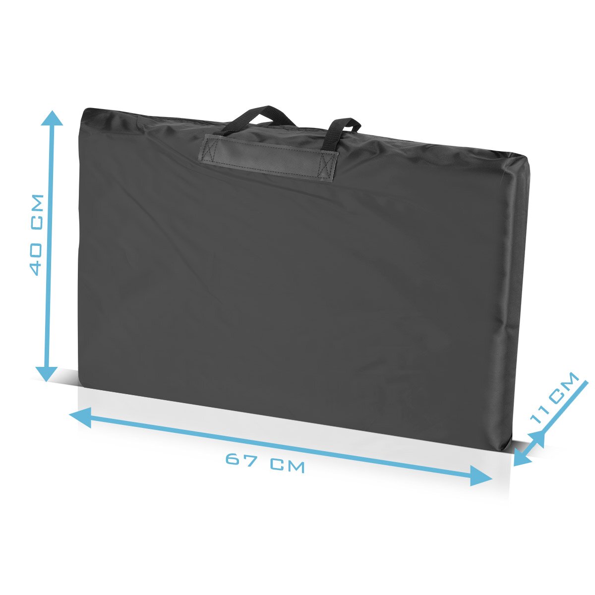 STAHLWERK colchón para coche CB-132 ST colchón para asiento trasero plegable | Colchón de viaje | Colchón del asiento trasero | Colchón plegable | Cuna de viaje | Cama de coche premium para asientos traseros y asientos traseros