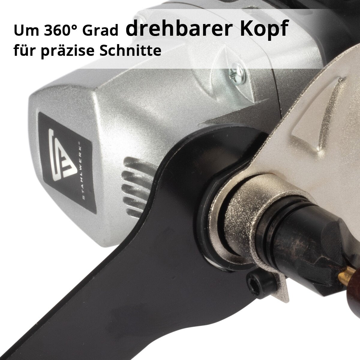 Hoja de acero Nibbler de metal BK-600 ST con 600 W y 2,000 rpm de hasta 2.5 mm de profundidad de corte de tijeras de chapa eléctrica | Blechschneider | Mordisco | Knabber | Tijeras de hojalata | Mordisco de metal | Mordisco