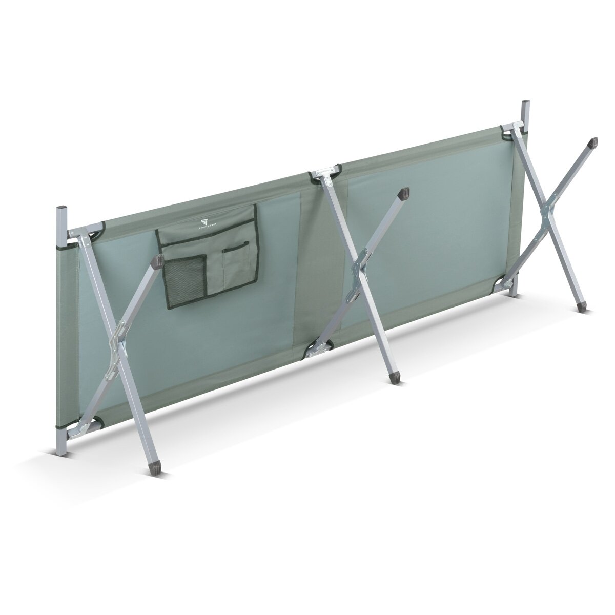STAHLWERK tumbona de camping CL-190 ST cama plegable con capacidad de carga de 150 kg Cama de camping de 190 x 63 cm | cama plegable | cama plegable | Tumbona plegable | Cama de invitados | Tumbona plegable con bolsa de transporte.