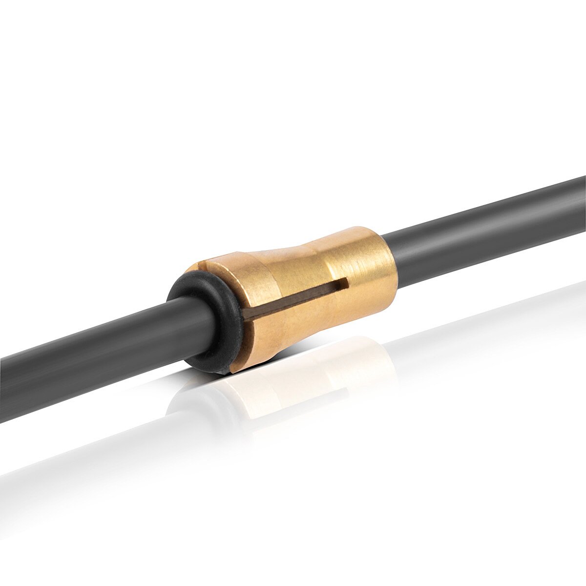 STAHLWERK universal carbon core | Wire guide 5 m for MIG MAG AK15 | MB15 | AK25 | MB25 welding torch hose packages with Euro central connection for professional welding of steel, stainless steel and aluminum alloys