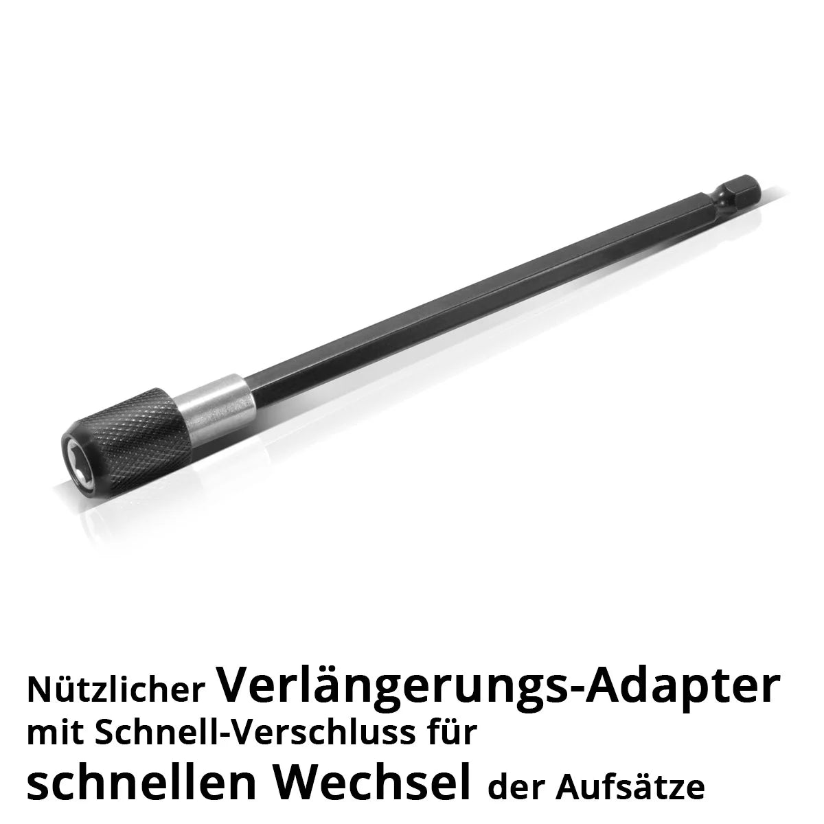 Juego de 10 accesorios para cepillos STAHLWERK para atornilladores y taladros inalámbricos, cepillos para limpiar, pulir y detallar con soporte para puntas estándar, incluye adaptador de extensión
