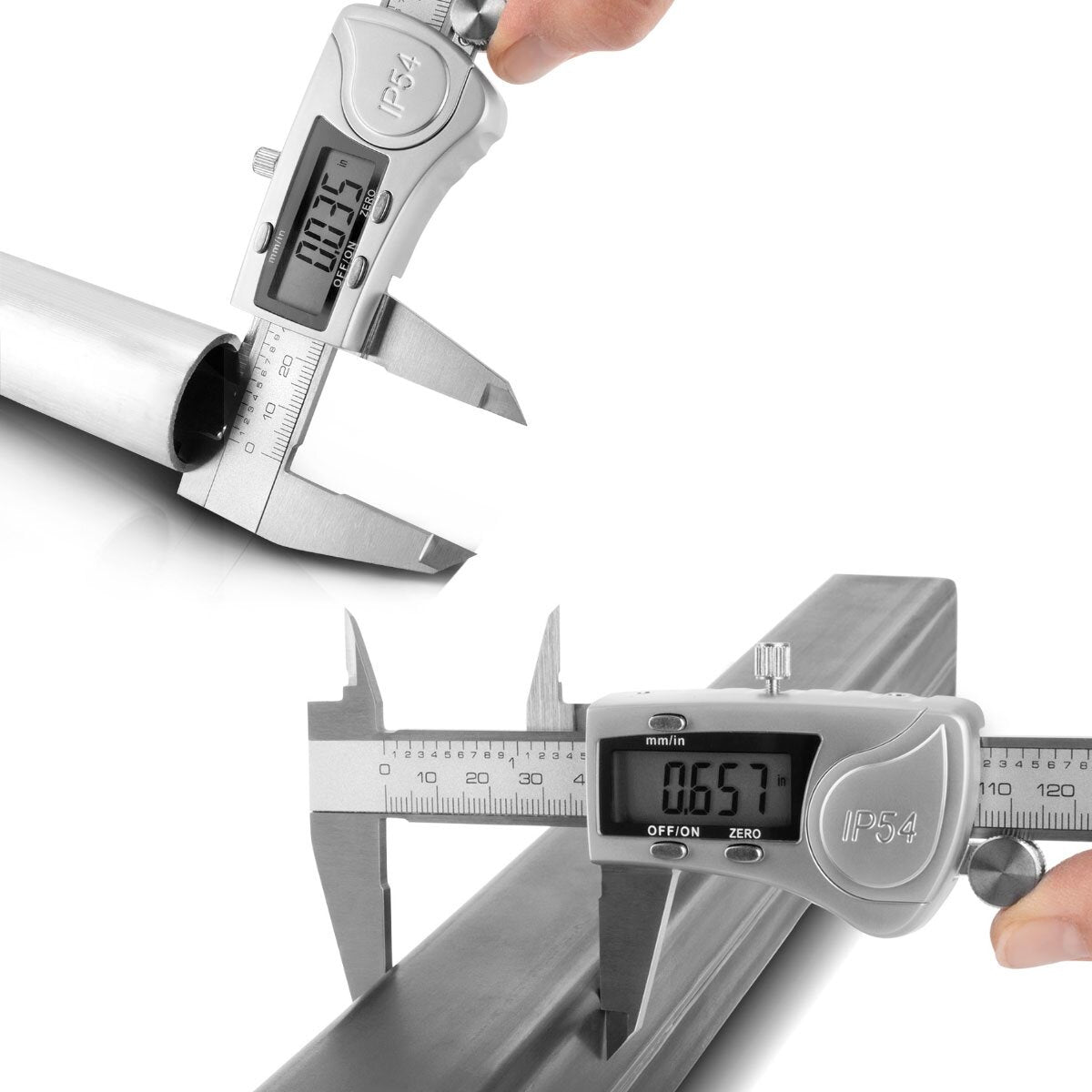 STAHLWERK Digitaler Messschieber DMS-3 ST & Reißnadel 145 mm