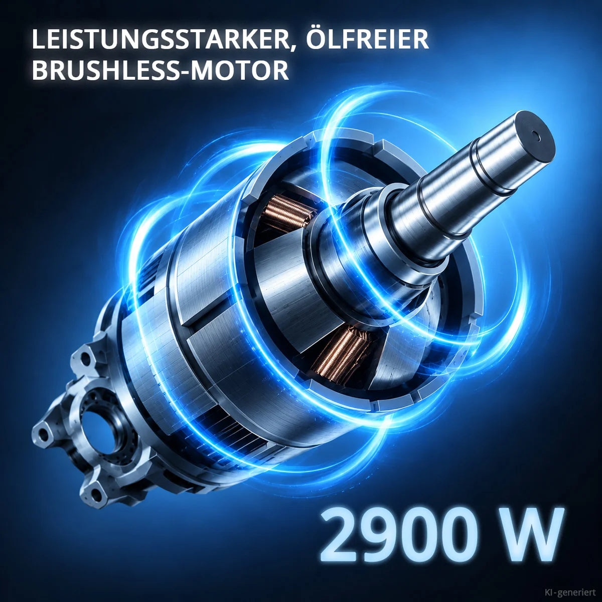 STAHLWERK Kompressor ST-610 Pro mit 10 bar | 3,94 PS | 2,9 kW | 500 l/min | 60 L Tank | Ölfreier Druckluft-Kompressor | Kolben-Kompressor | Silent-Kompressor | Flüster-Kompressor mit Brushless-Motor | 230 Volt