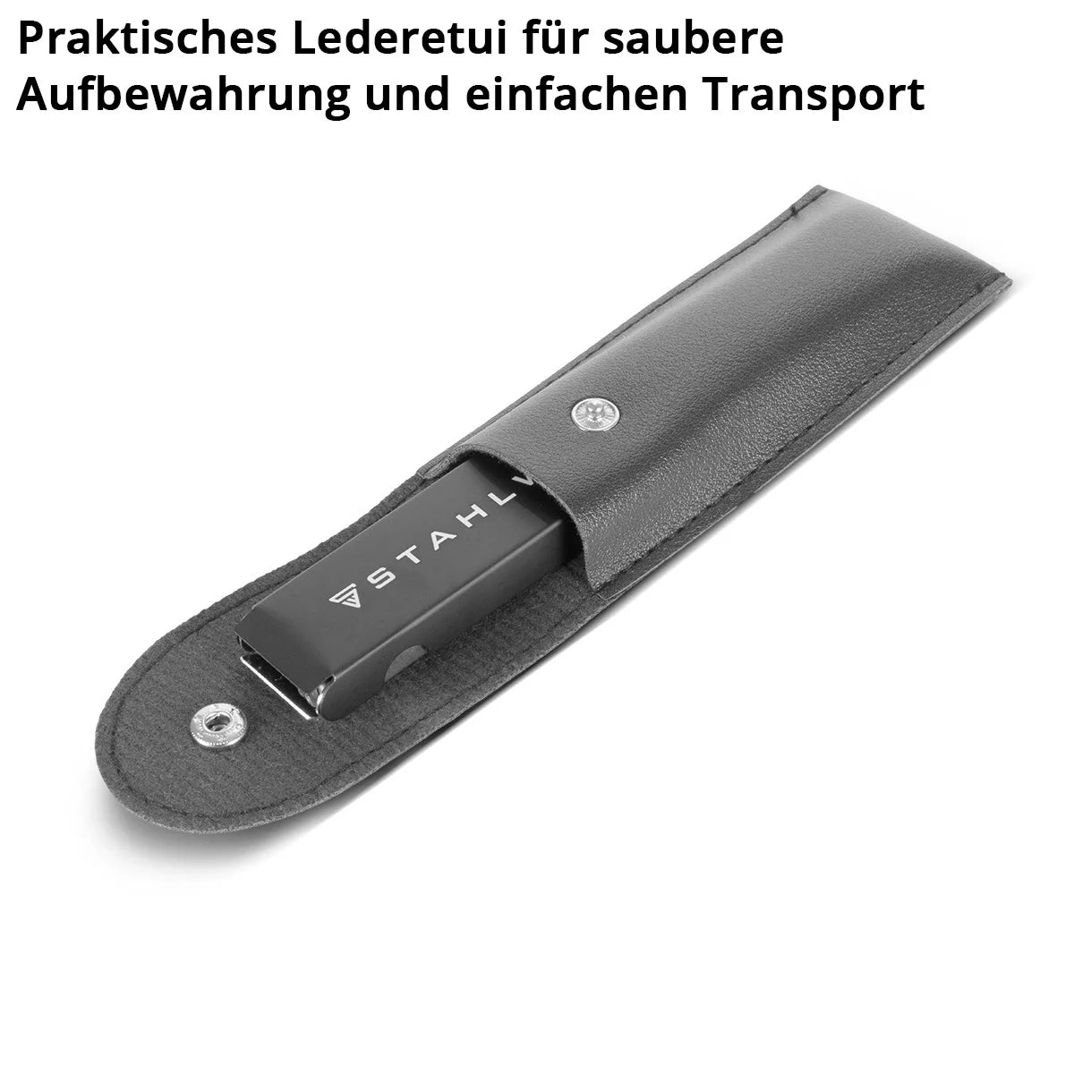 STAHLWERK Düsenreiniger Edelstahl-Feilen 13 in 1 Schweissdüsenreiniger im praktischen Etui, MIG MAG Düsen, Autogen Schweissdüsen, Lötkolben Heißklebepistolen, Vergaserdüsen