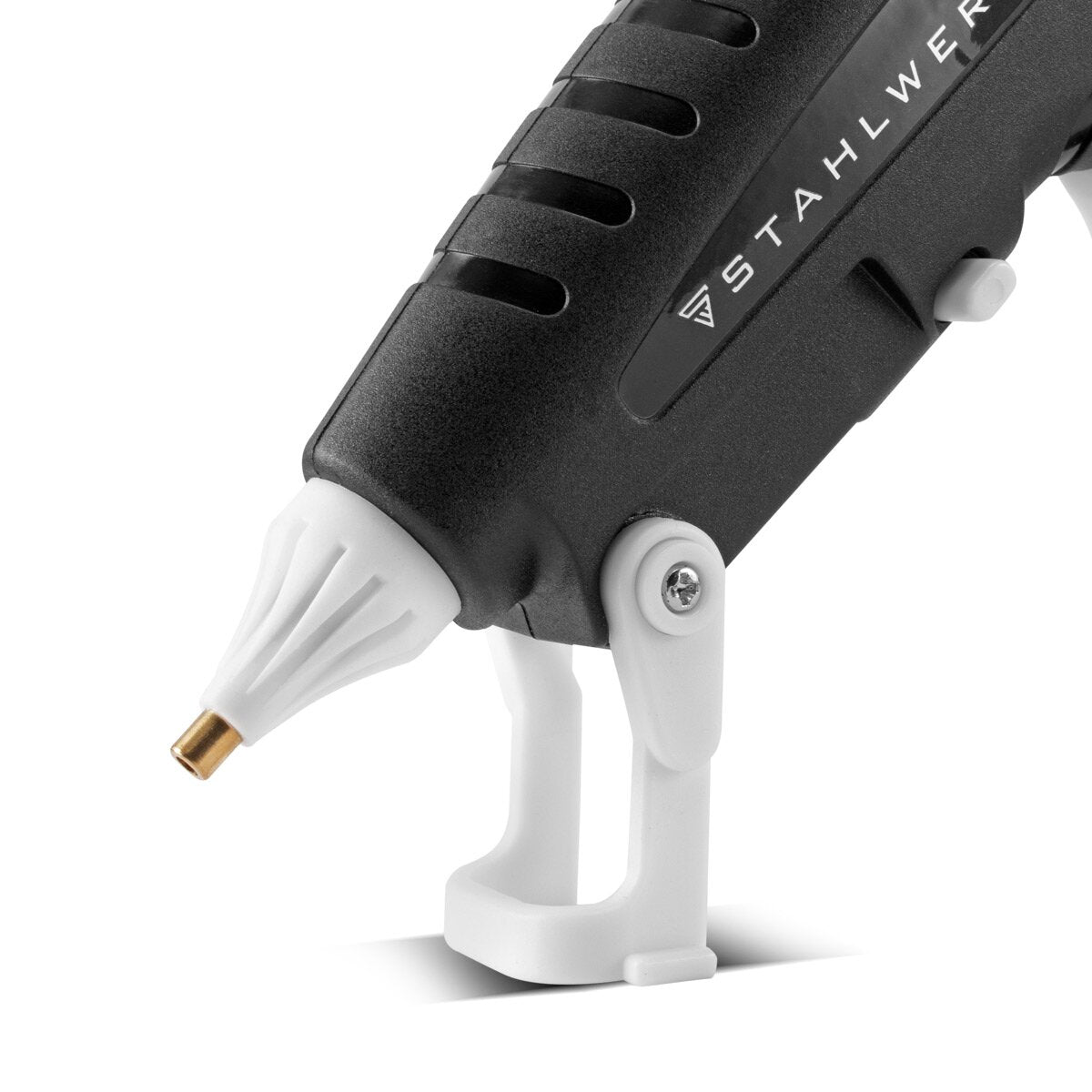 Pistolet à colle chaude STAHLWERK HKP-250 ST Pistolet à colle professionnel / Pistolet à colle chaude / Pistolet à colle thermofusible avec clapet anti-retour et 250 watts pour bâtons de colle chaude de 11 mm