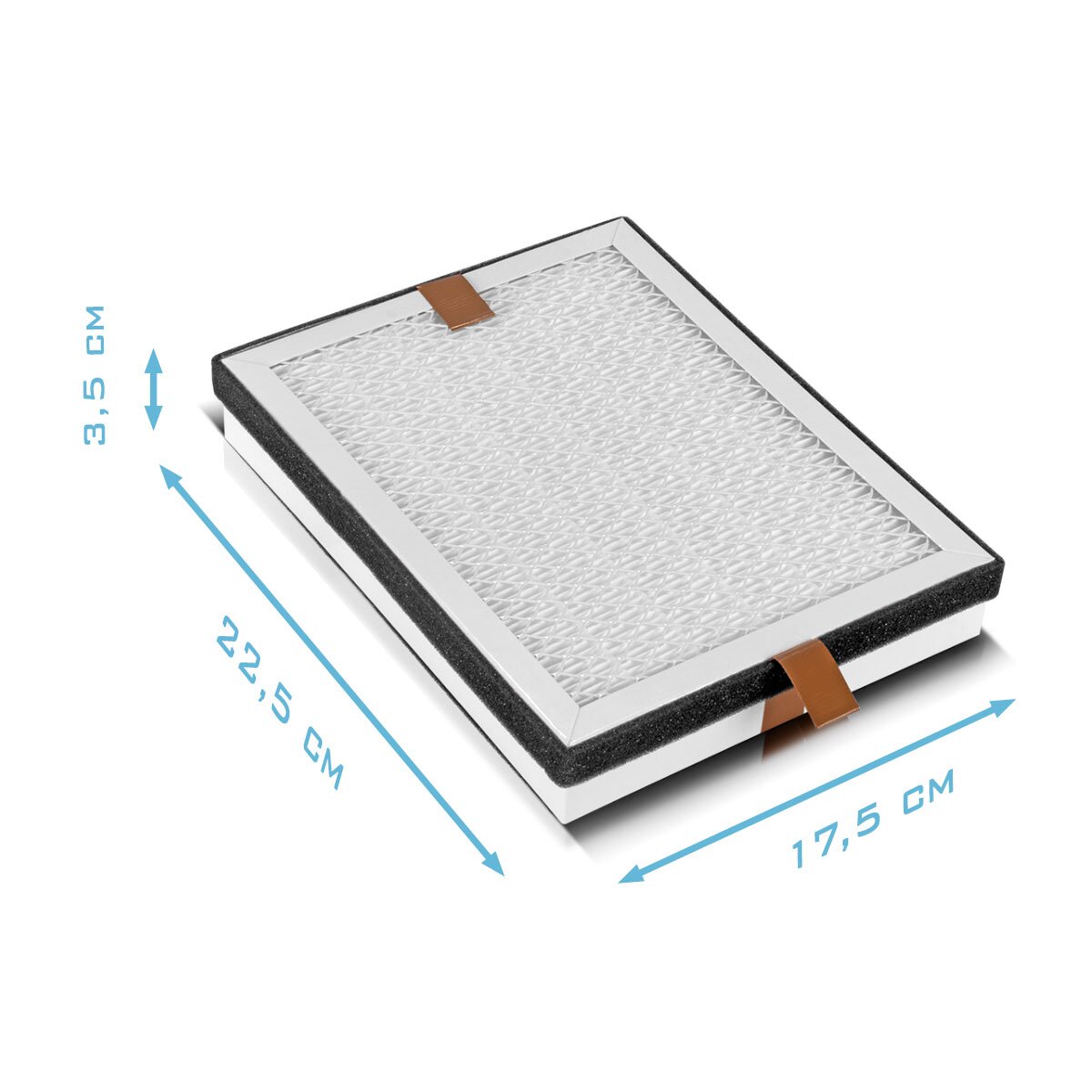 STAHLWERK Mittlerer HEPA Filter für Rauchabsaugung FE-150 ST Ersatzfilter | Luftfilter | Partikelfilter für Absauganlage | Rauchabsorber | Rauchabzug | Schweißrauch- und Lötabsaugung