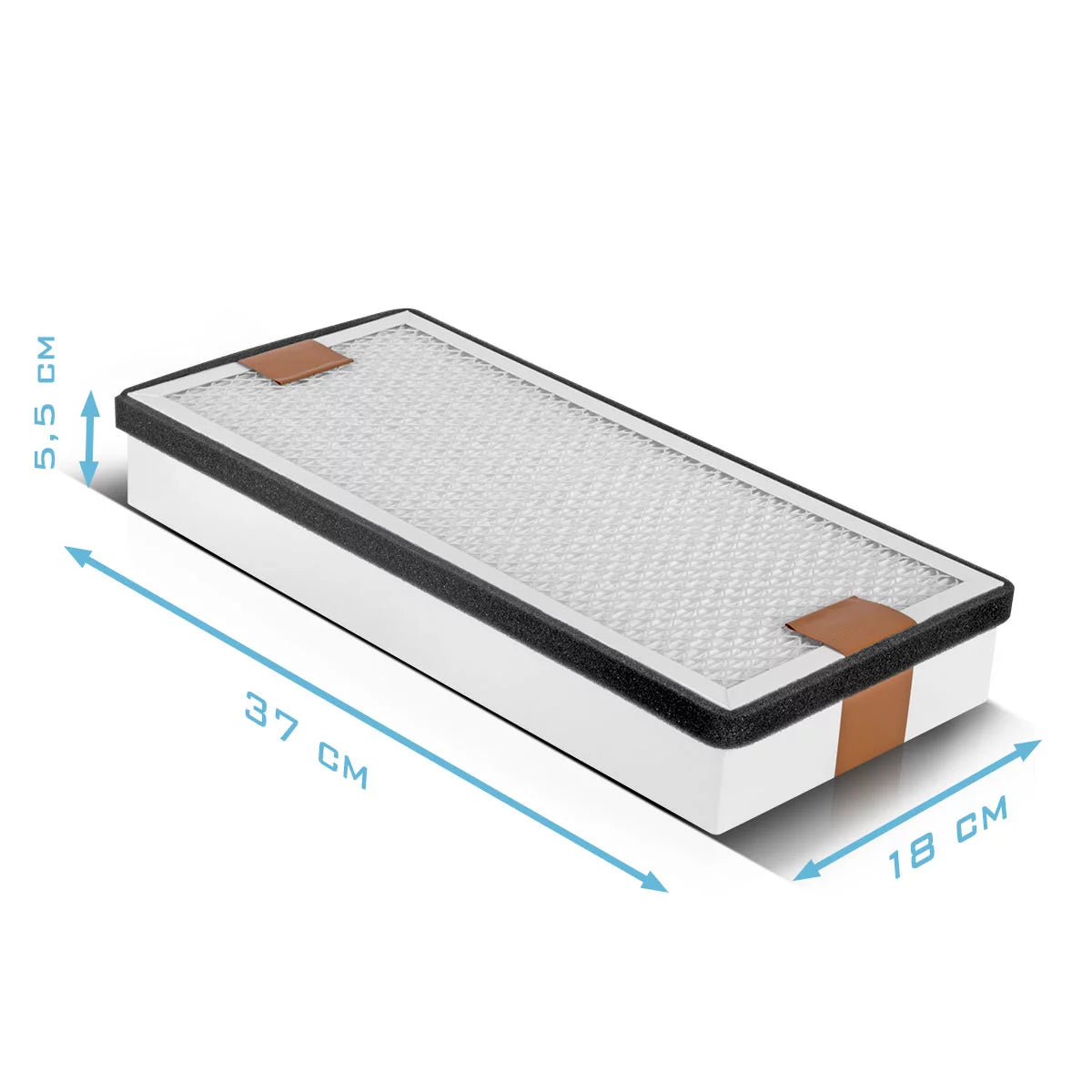 STAHLWERK Filtro HEPA medio para extracción de humos Filtro de repuesto FE-300 ST | Filtro de aire | Filtro de partículas para sistema de extracción | Absorbedor de humo | Salida de humos | Extracción de humos y soldaduras