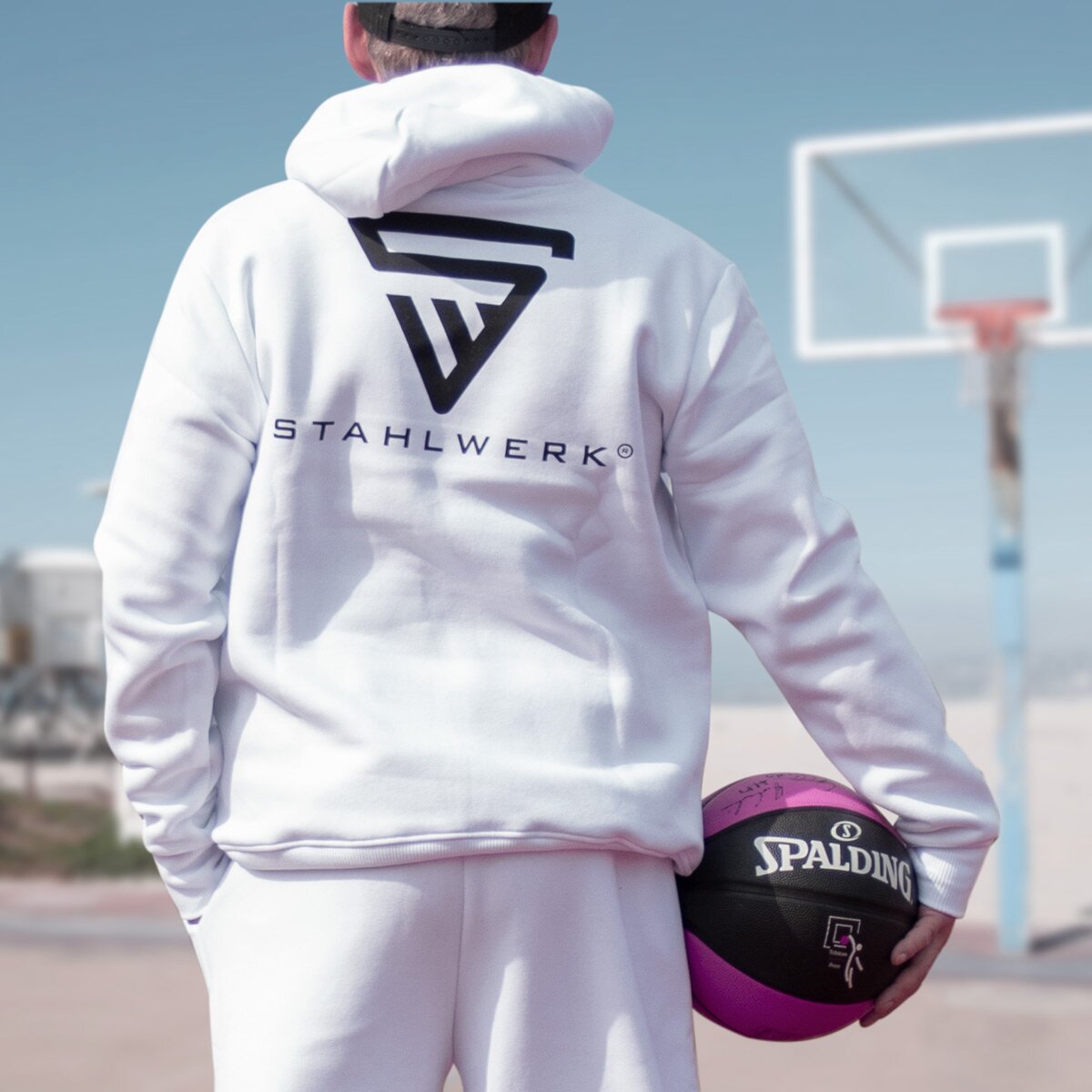 STAHLWERK jogging suit white size XL tracksuit | joggers | Tracksuit | Sports suit | Sweatsuit | Fitness suit with hoodie and sweatpants