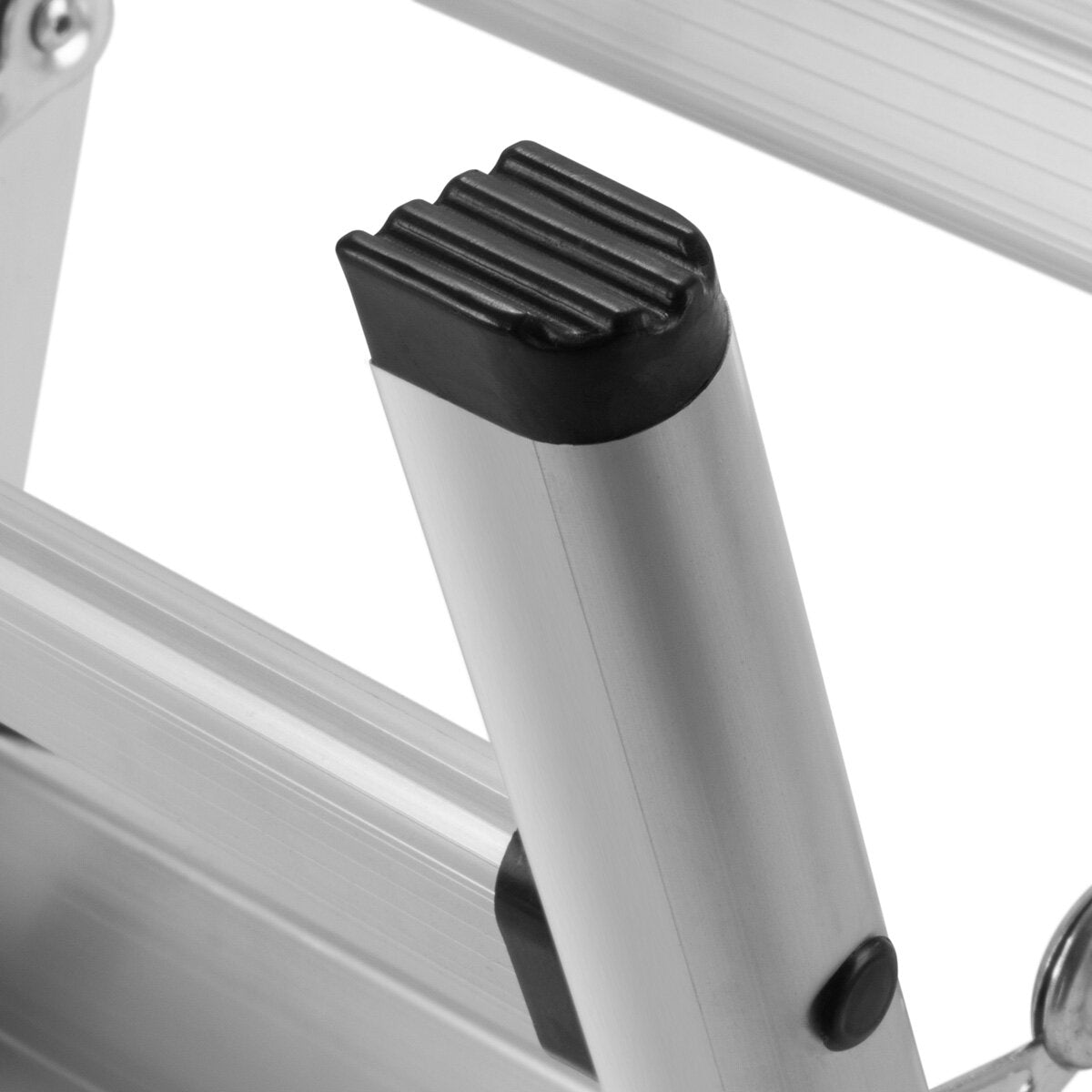 STAHLWERK folding step KT-1 ST with 120 kg load capacity aluminum ladder | Folding ladder | stepladder | stool | Step stool with non-slip step