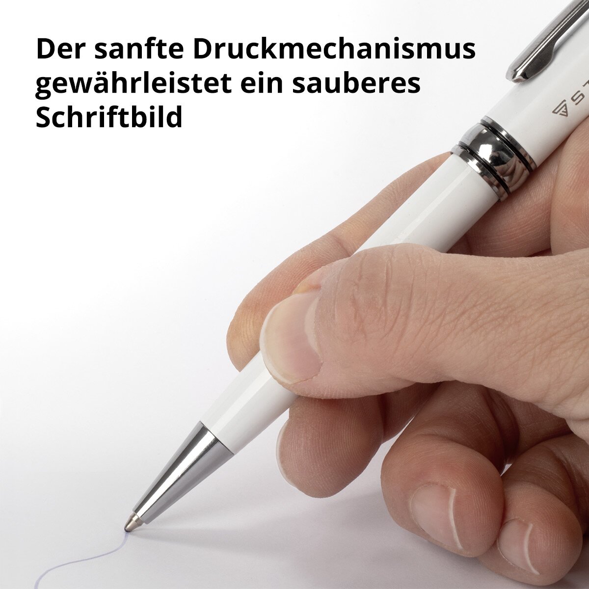 STAHLWERK ballpoint pen with engraving premium ballpoint pen | Pen | Coolie | Writing instrument with holding clip and elegant gift packaging