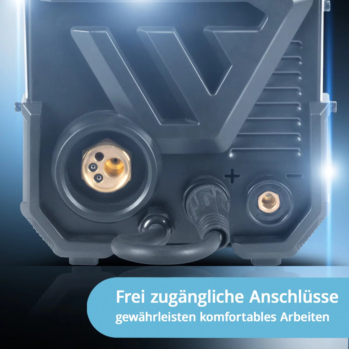 STAHLWERK MIG MAG 200 Spot Puls Pro Digital Alu-Set | Schutzgas-Schweißgerät | IGBT Inverter 200 A | Synergischer Drahtvorschub | 4-Rollen-Antrieb, FLUX, Lift-TIG, MMA, CuSi, MIG-Puls für Alu
