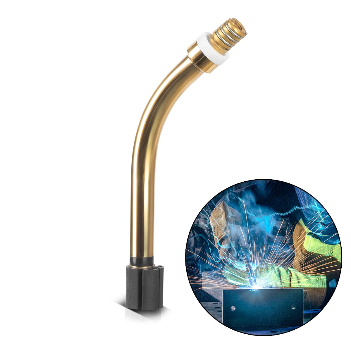 STAHLWERK MIG MAG torch neck AK25 | MB25 for MIG MAG welding torches | Hose package | Burner