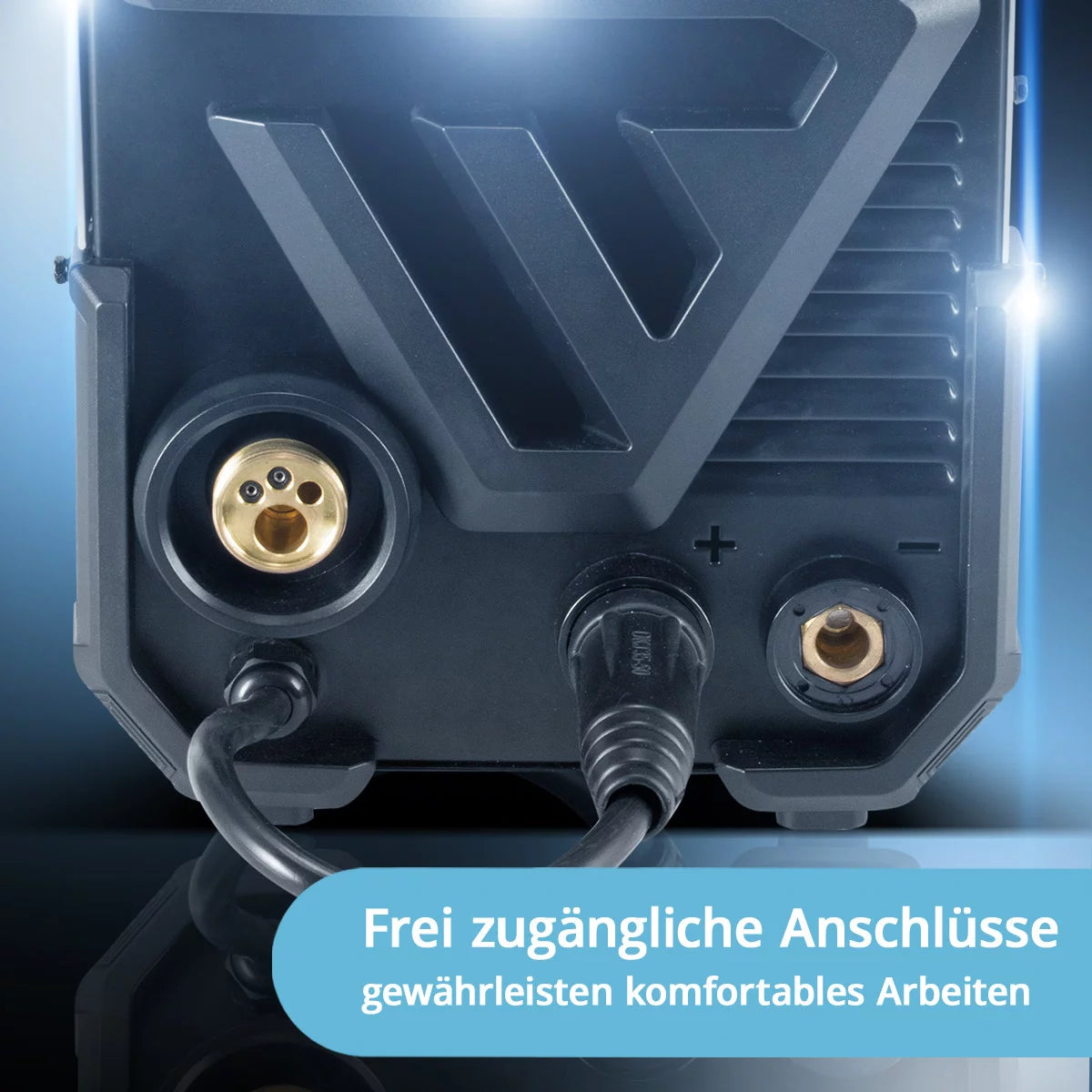 STAHLWERK MIG MAG 200 Doppelpuls Pro vollsynergisches Schweißgerät mit AK25/MB25 Alu-Schweißbrenner und Verschleißteile-Set für Aluminium-Schweißen