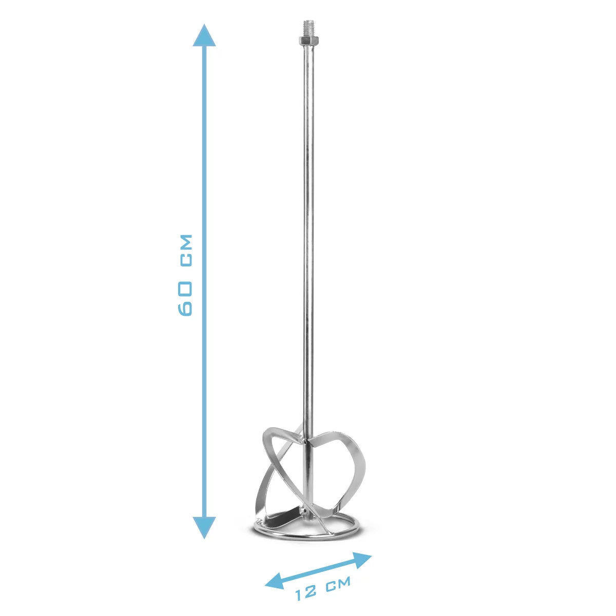 Agitateur STAHLWERK RW-1200 ST | 1 200 W et 850 tr/min | Agitateur à mortier électrique avec fouet supplémentaire 120 x 600 mm | Contrôle de vitesse et interrupteur de sécurité | Bétonnière | Agitateur de peinture | mélangeur de couleurs