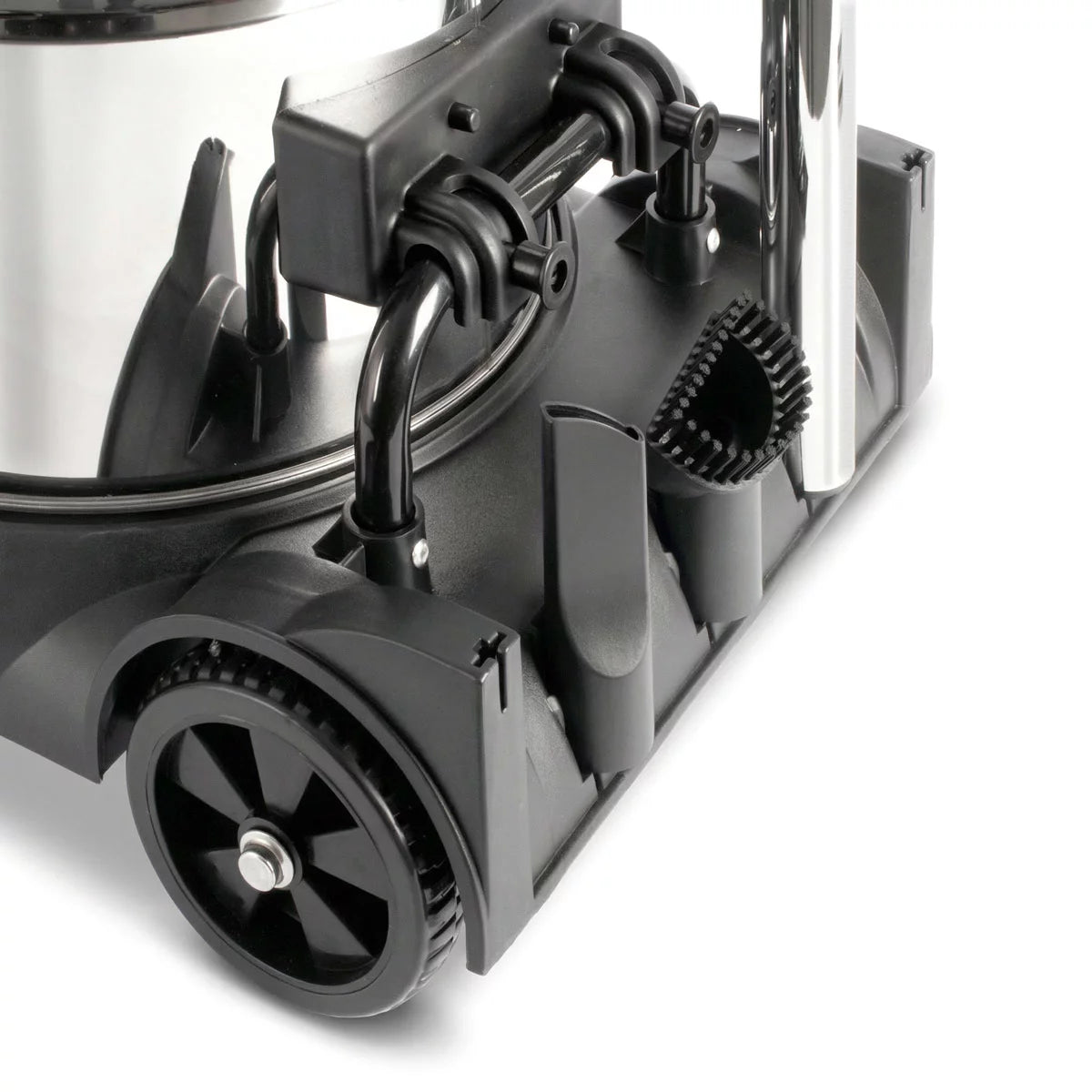 Aspiraliquidi STAHLWERK VCL-1400 ST | Aspiratore industriale da 1400 W con contenitore metallico da 60 L | Funzione di soffiaggio e scuotimento della polvere, spegnimento di sicurezza | Potente aspirapolvere da officina con accessori
