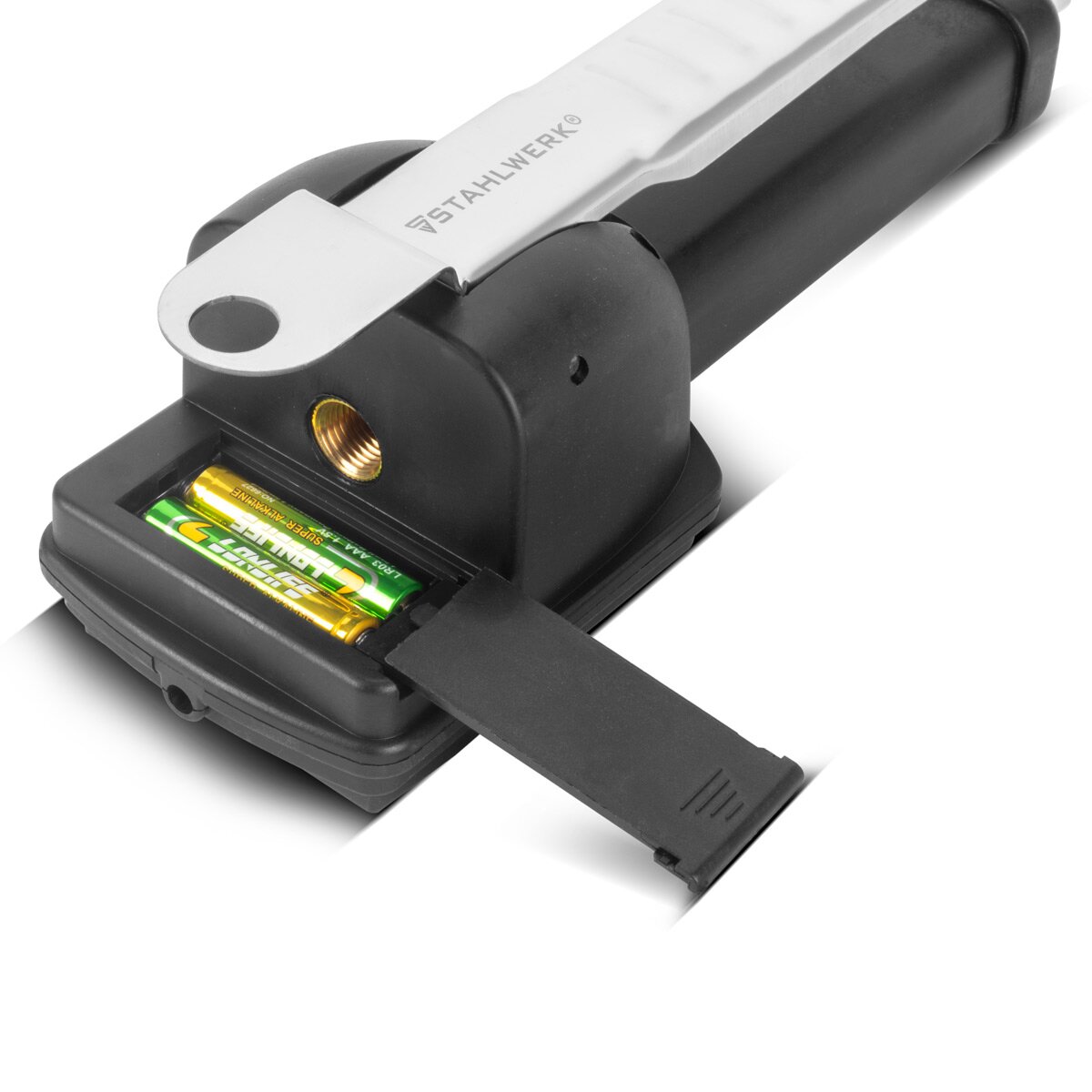 STAHLWERK Digitale Druckluft-Reifenfüllpistole DRP-18 ST | Druckluft Reifenfüller mit digitalem Manometer | Digital Reifendruckprüfer für PKW, LKW, Motorrad, Fahrrad | Messbereich 0-18 Bar / 0-255 PSI