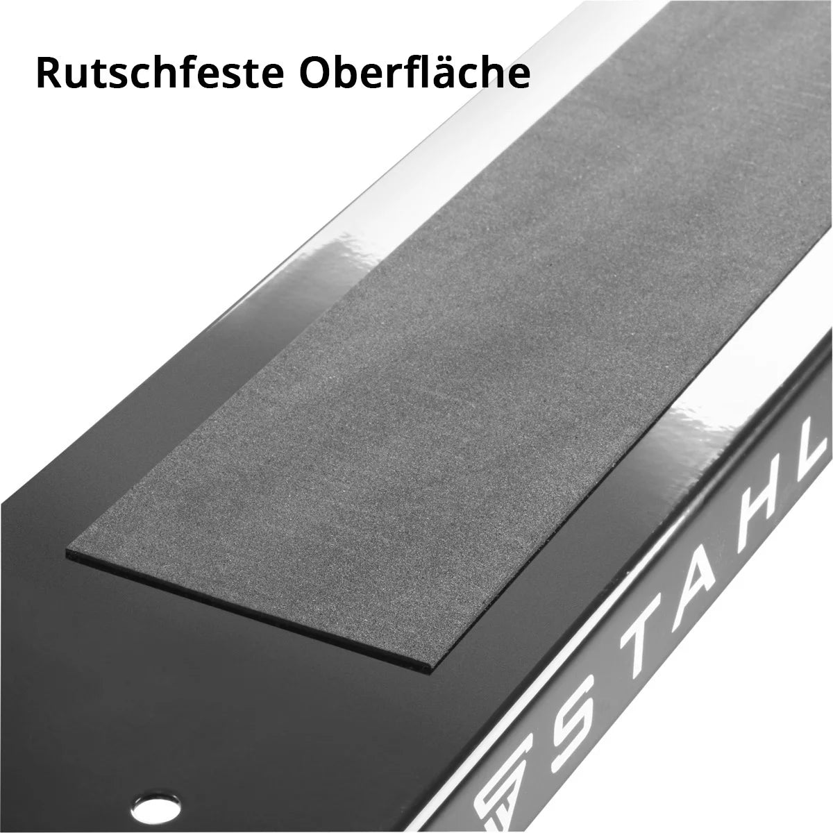 Sägebock SB-910 ST im 2er Set pulverbeschichteter Metall-Arbeitsbock | Universal-Klappbock | Gerüstbock höhenverstellbar von 645 - 910 mm mit 150 kg Tragkraft und rutschhemmender Oberfläche