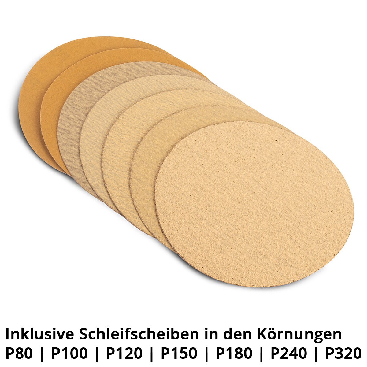 Juego de tacos de lijado manual STAHLWERK con P80 | P100 | P120 | P150 | P180 | P240 | Bloque de lijado de grano P320 | Esponja abrasiva | Lijadora manual de espuma de PU con abrasivo con velcro 85 x 125 mm