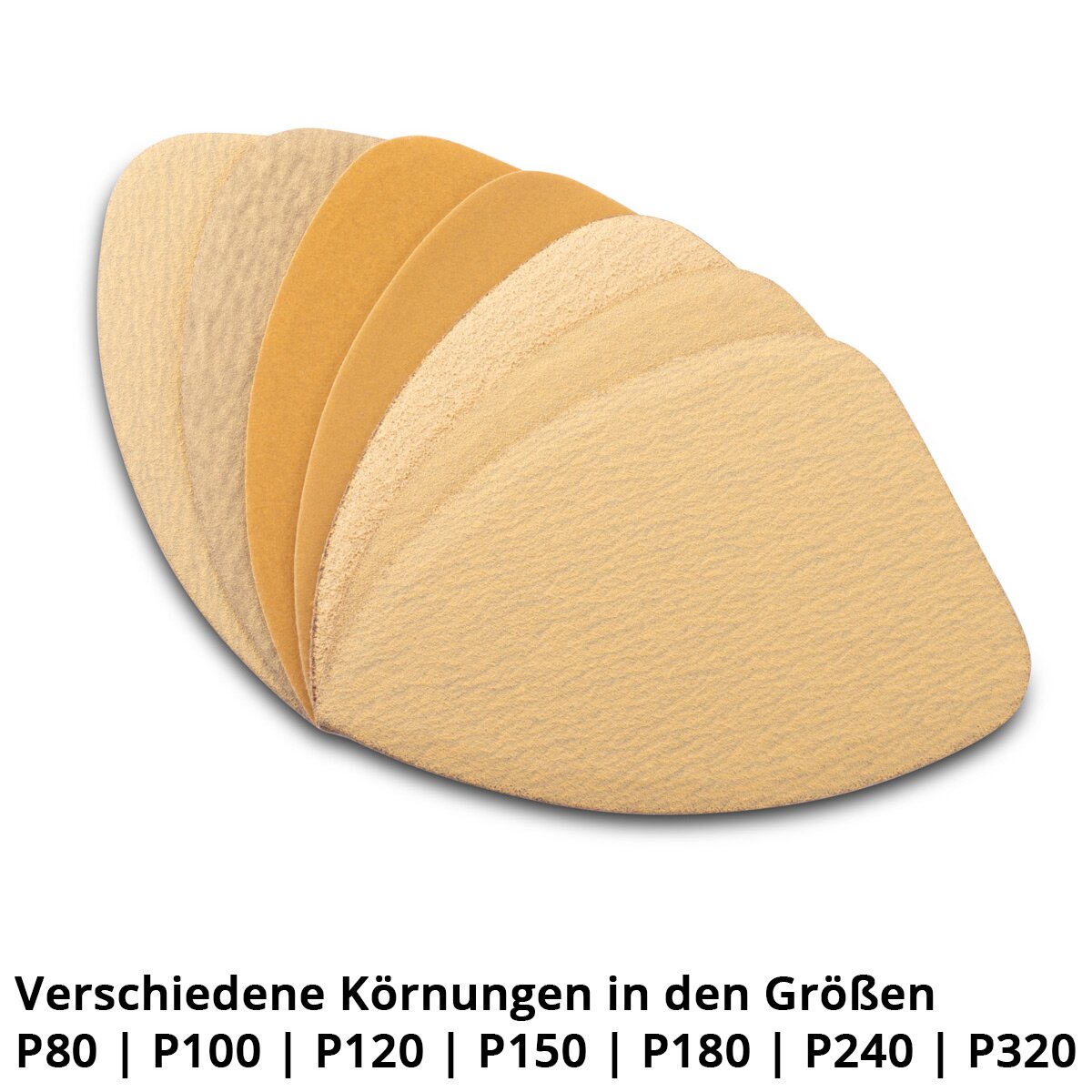 STAHLWERK hand sanding block set with P80 | P100 | P120 | P150 | P180 | P240 | P320 grit sanding block | Abrasive sponge | Hand sander made of PU foam with Velcro abrasive 98 x 140 mm